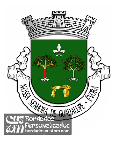 Emblema Bordado Antiga Freguesia de Nossa Senhora de Guadalupe (Évora, Évora)