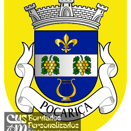 Emblema Bordado Antiga Freguesia de Pocariça (Cantanhede, Coimbra) 1