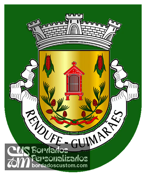 Emblema Bordado Antiga Freguesia de Rendufe (Guimarães, Braga)