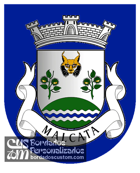 Emblema Bordado Freguesia de Malcata (Sabugal, Guarda)