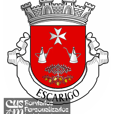 Emblema Bordado Antiga Freguesia de Escarigo (Fundão, Castelo Branco) 1