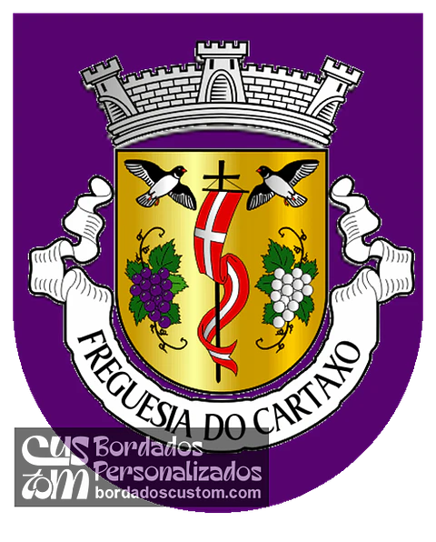 Emblema Bordado Antiga Freguesia de Cartaxo (Cartaxo, Santarém)