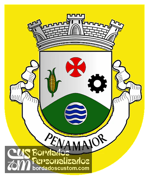 Emblema Bordado Freguesia de Penamaior (Paços de Ferreira, Porto)