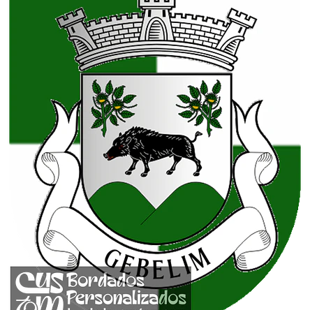 Emblema Bordado Antiga Freguesia de Gebelim (Alfândega da Fé, Bragança) 1