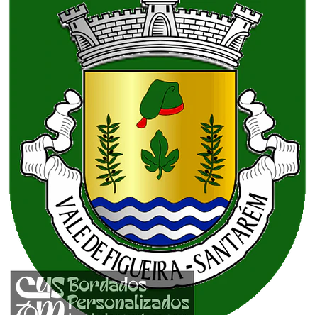Emblema Bordado Antiga Freguesia de Vale de Figueira (Santarém, Santarém) 1