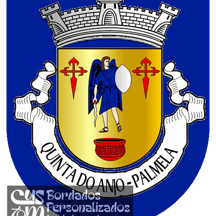 Emblema Bordado Freguesia de Quinta do Anjo (Palmela, Setúbal) 1