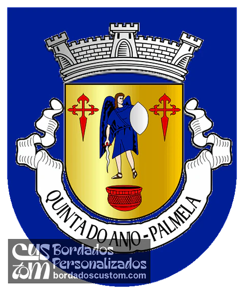 Emblema Bordado Freguesia de Quinta do Anjo (Palmela, Setúbal)