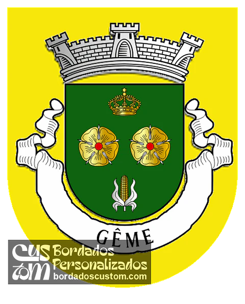 Emblema Bordado Freguesia de Gême (Vila Verde, Braga)