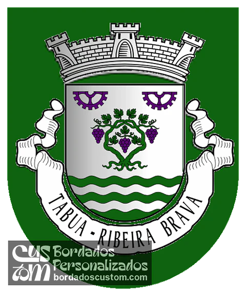 Emblema Bordado Freguesia de Tabua (Ribeira Brava, Madeira)