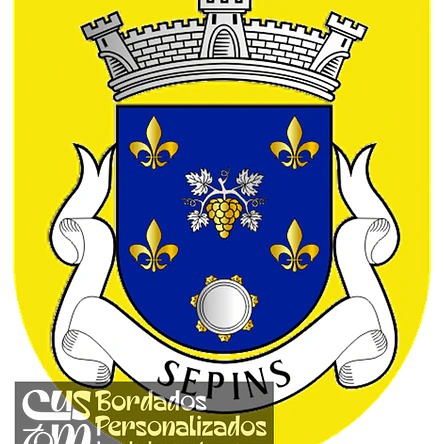 Emblema Bordado Antiga Freguesia de Sepins (Cantanhede, Coimbra) 1