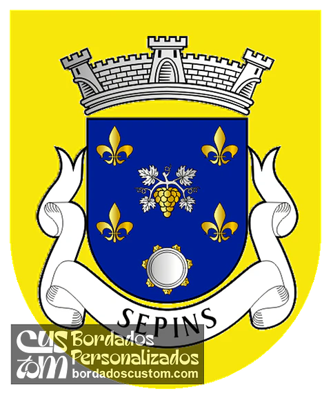 Emblema Bordado Antiga Freguesia de Sepins (Cantanhede, Coimbra)