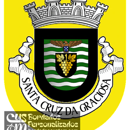 Emblema Bordado Município de Santa Cruz da Graciosa (Açores) 1