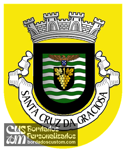 Emblema Bordado Município de Santa Cruz da Graciosa (Açores)