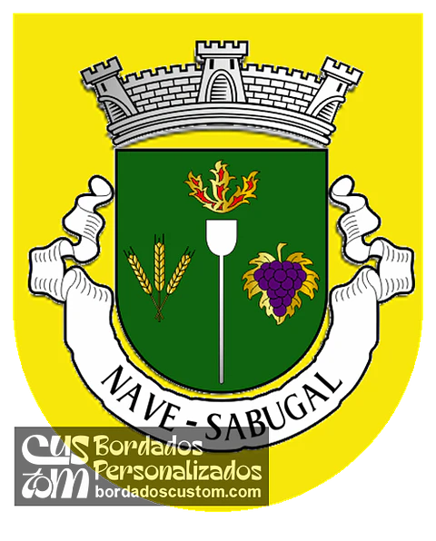 Emblema Bordado Freguesia de Nave (Sabugal, Guarda)