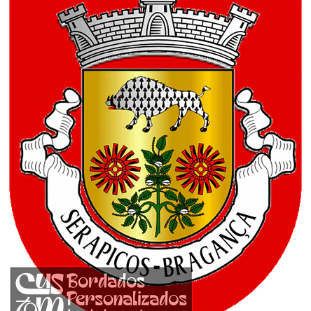 Emblema Bordado Freguesia de Serapicos (Bragança, Bragança) 1