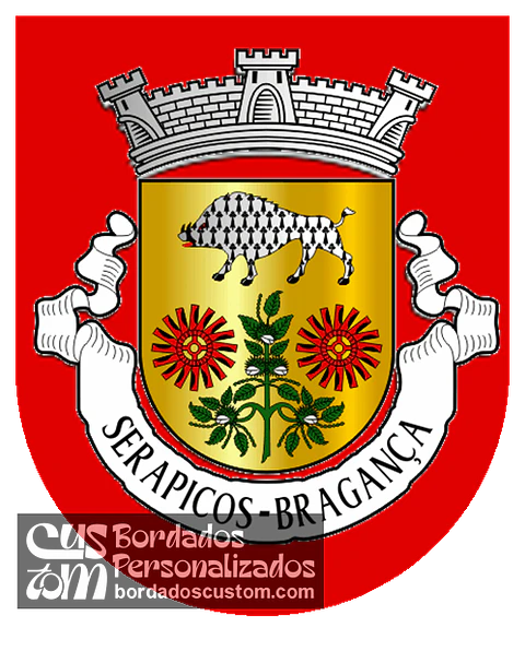 Emblema Bordado Freguesia de Serapicos (Bragança, Bragança)