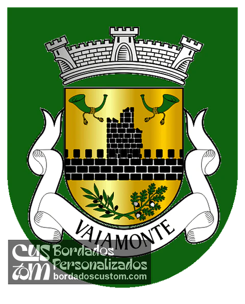 Emblema Bordado Freguesia de Vaiamonte (Monforte, Portalegre)