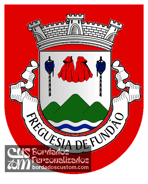 Emblema Bordado Antiga Freguesia de Fundão (Fundão, Castelo Branco)