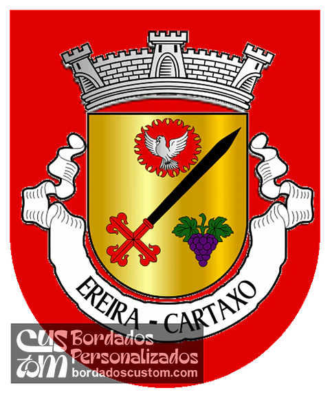 Emblema Bordado Antiga Freguesia de Ereira (Cartaxo, Santarém)