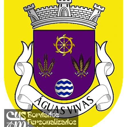 Emblema Bordado Antiga Freguesia de Águas Vivas (Miranda do Douro, Bragança) 1