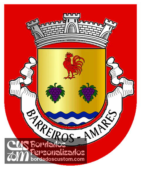 Emblema Bordado Freguesia de Barreiros (Amares, Braga)