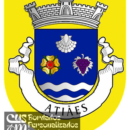 Emblema Bordado Freguesia de Atiães (Terras de Bouro, Braga) 1