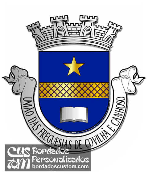 Emblema Bordado Freguesia de Covilhã e Canhoso (Covilhã, Castelo Branco)