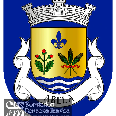 Emblema Bordado Freguesia de Abela (Santiago do Cacém, Setúbal) 1