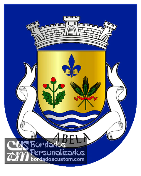 Emblema Bordado Freguesia de Abela (Santiago do Cacém, Setúbal)