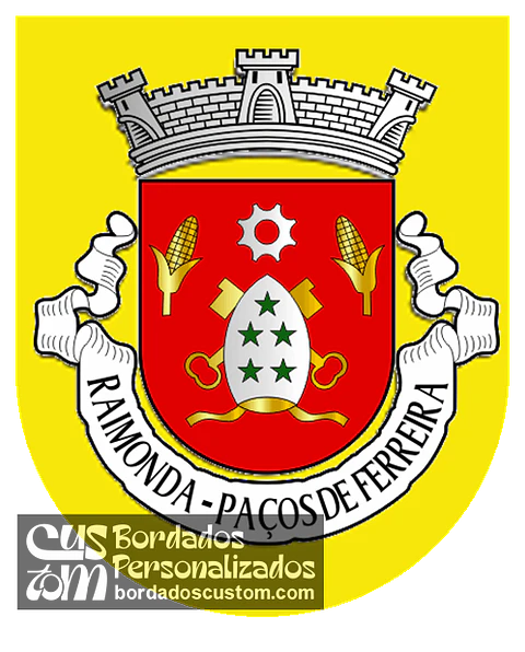 Emblema Bordado Freguesia de Raimonda (Paços de Ferreira, Porto)