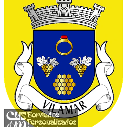 Emblema Bordado Antiga Freguesia de Vilamar (Cantanhede, Coimbra) 1