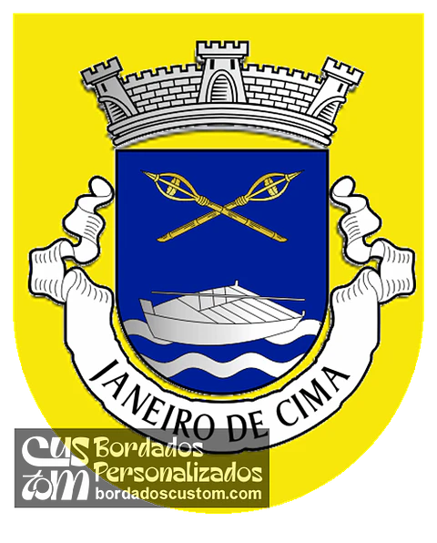Emblema Bordado Antiga Freguesia de Janeiro de Cima (Fundão, Castelo Branco)