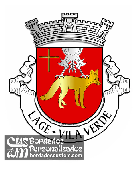 Emblema Bordado Freguesia de Lage (Vila Verde, Braga)