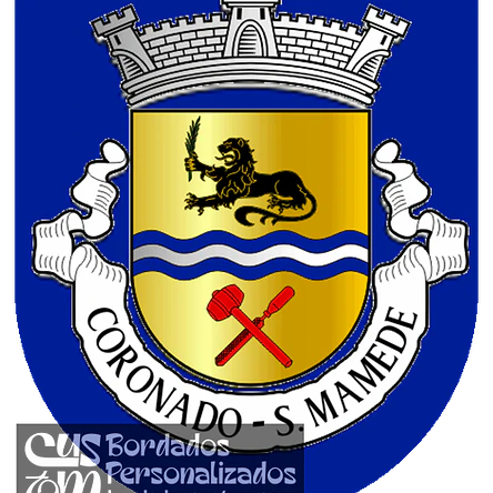 Emblema Bordado Antiga Freguesia de Coronado (São Mamede) (Trofa, Porto) 1