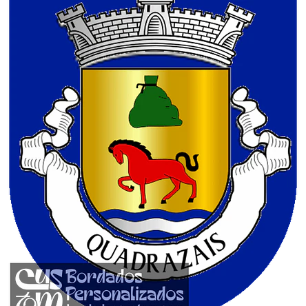 Emblema Bordado Freguesia de Quadrazais (Sabugal, Guarda) 1