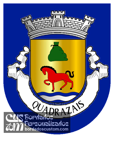 Emblema Bordado Freguesia de Quadrazais (Sabugal, Guarda)