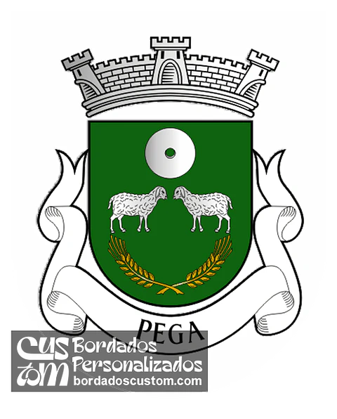 Emblema Bordado Freguesia de Pega (Guarda, Guarda)