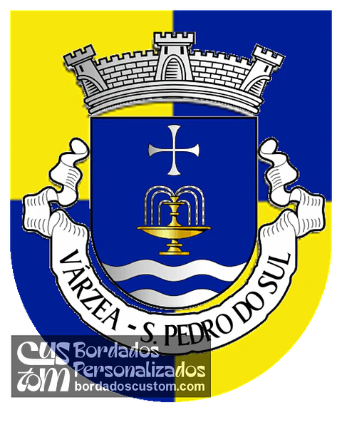Emblema Bordado Antiga Freguesia de Várzea (São Pedro do Sul, Viseu)