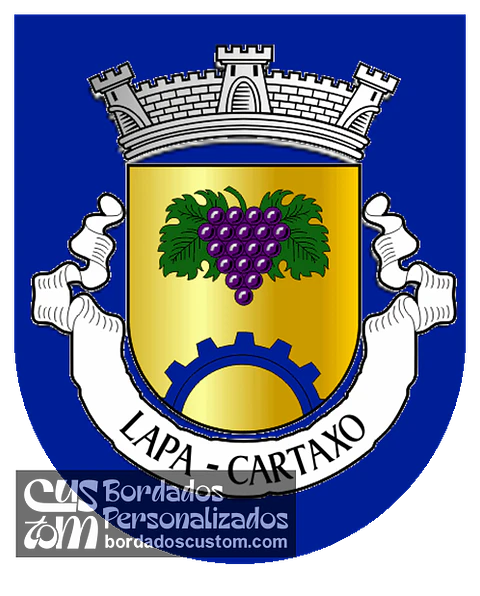 Emblema Bordado Antiga Freguesia de Lapa (Cartaxo, Santarém)