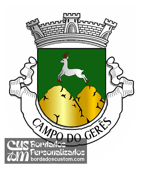 Emblema Bordado Freguesia de Campo do Gerês (Terras de Bouro, Braga)