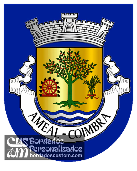 Emblema Bordado Antiga Freguesia de Ameal (Coimbra, Coimbra)