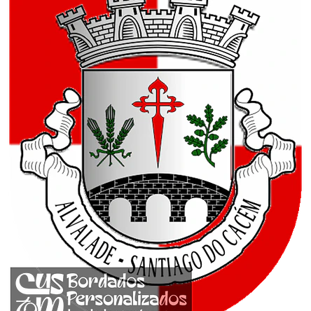 Emblema Bordado Freguesia de Alvalade (Santiago do Cacém, Setúbal) 1