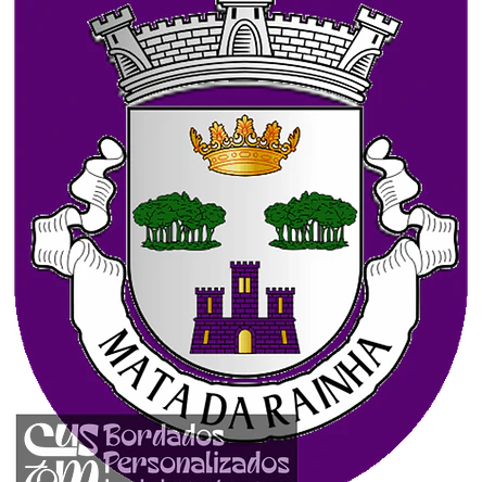 Emblema Bordado Antiga Freguesia de Mata da Rainha (Fundão, Castelo Branco) 1
