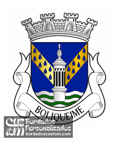 Emblema Bordado Freguesia de Boliqueime (Loulé, Faro)