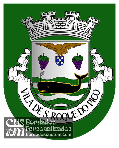 Emblema Bordado Município de São Roque do Pico (Açores)