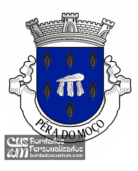 Emblema Bordado Freguesia de Pêra do Moço (Guarda, Guarda)
