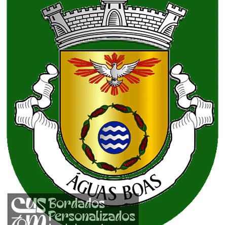 Emblema Bordado Antiga Freguesia de Águas Boas (Sátão, Viseu) 1