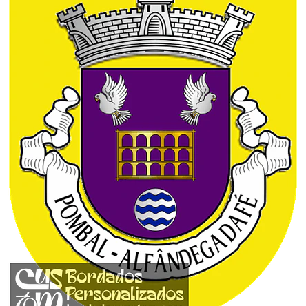 Emblema Bordado Antiga Freguesia de Pombal (Alfândega da Fé, Bragança) 1