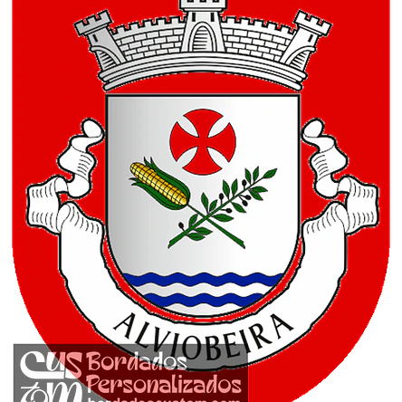 Emblema Bordado Antiga Freguesia de Alviobeira (Tomar, Santarém) 1