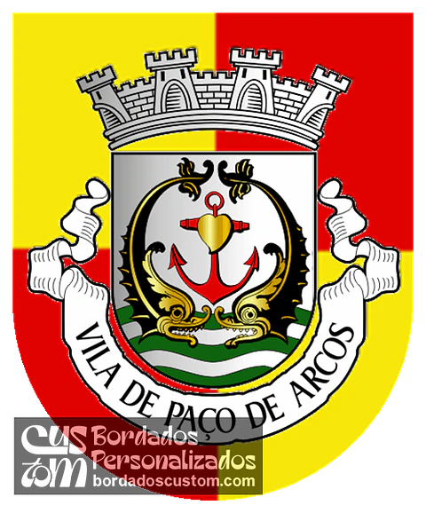 Emblema Bordado Antiga Freguesia de Paço de Arcos (Oeiras, Lisboa)